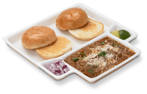 Mouth watering Cheese pav bhaji