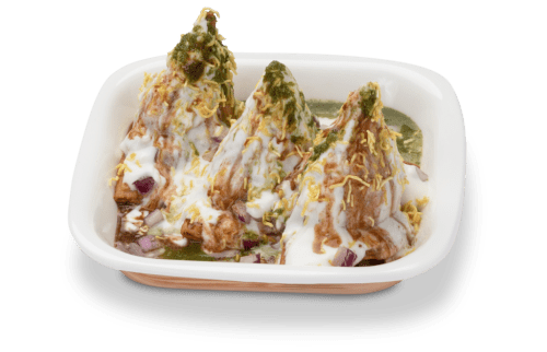 Scrummy samosa chaat