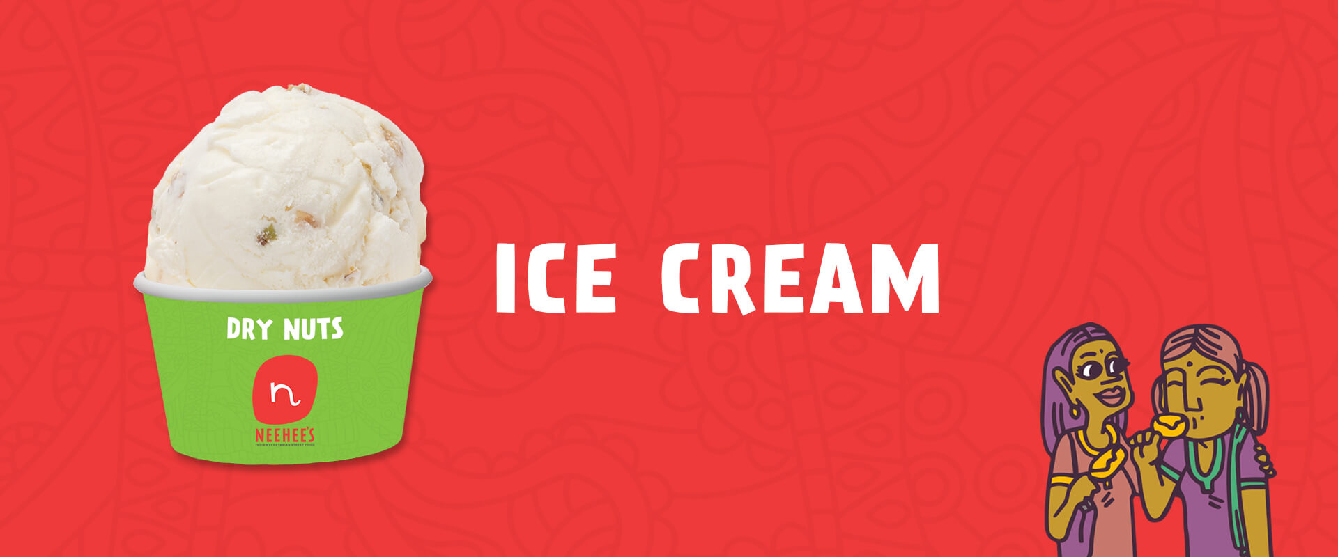 Tempting icream available at Neehee's