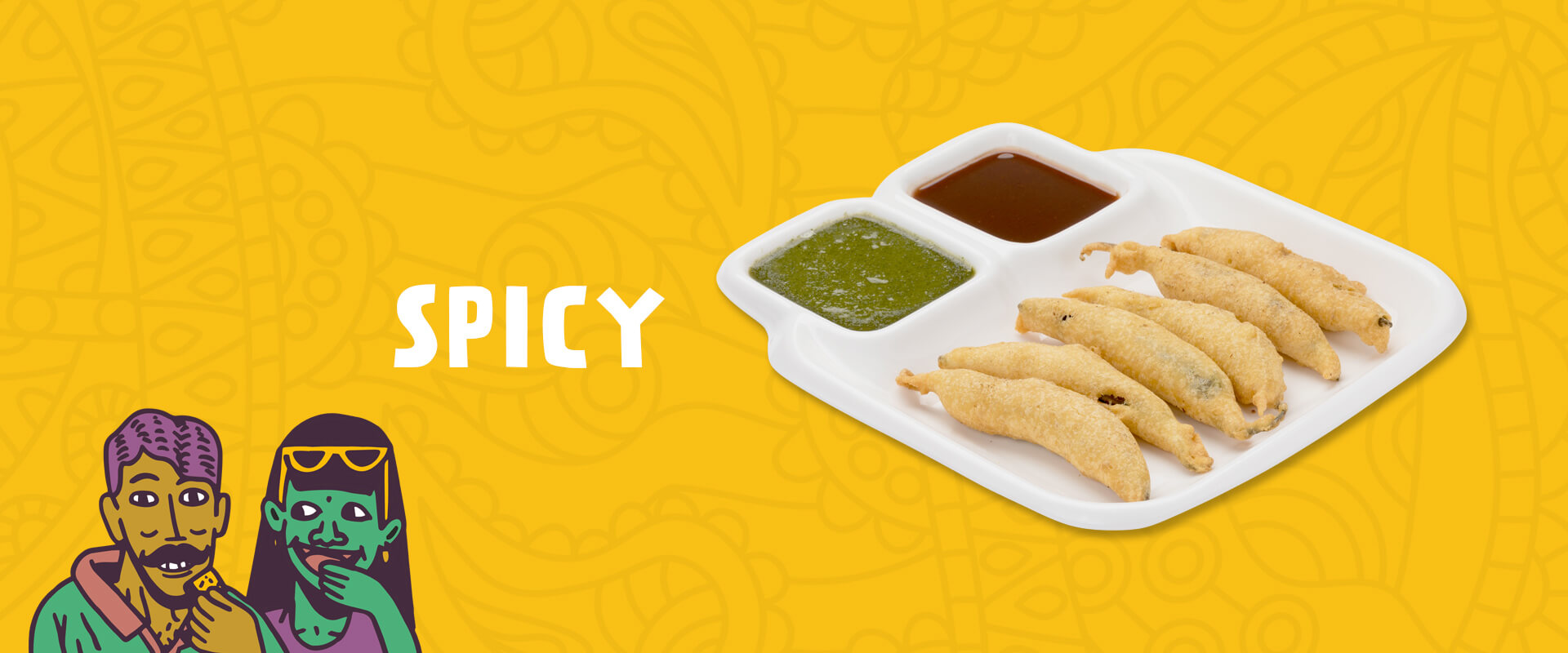 Spicy food menu