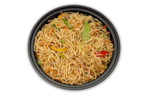 Tasty vegetable hakka noodles