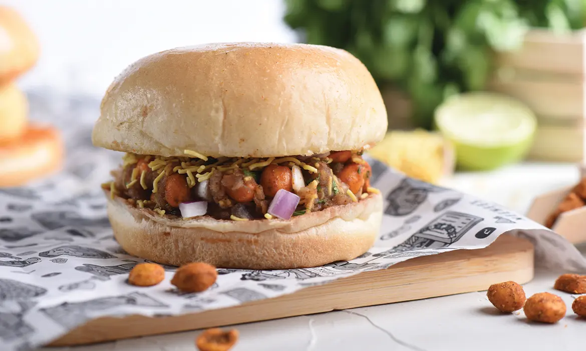 A image of indian street food DABELI